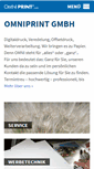 Mobile Screenshot of omniprint.de